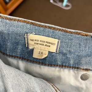 Madewell Mid-Rise Perfect Vintage Jean - Light Blue